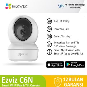 CCTV Ezviz C6N 2MP Smart Wifi Pan Tilt IP Camera Indoor 1080p