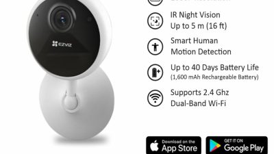 Ezviz CB1 Smart Home WiFi Battery IP Camera CCTV Indoor Farinotech