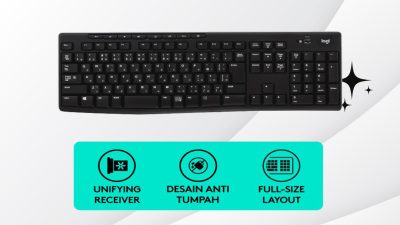 Keyboard Logitech Wireless K270 Farinotech