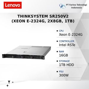 Server Lenovo ThinkSystem SR250 V2 E-2324G - Farinotech